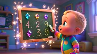Studytime with Baby 📚🧸 Fun Learning Song for Kids | ABC, Numbers &amp; Colors