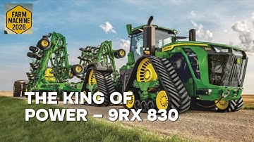 🔥 The Power King: John Deere 9RX 830 Wins Farm Machine 2026!