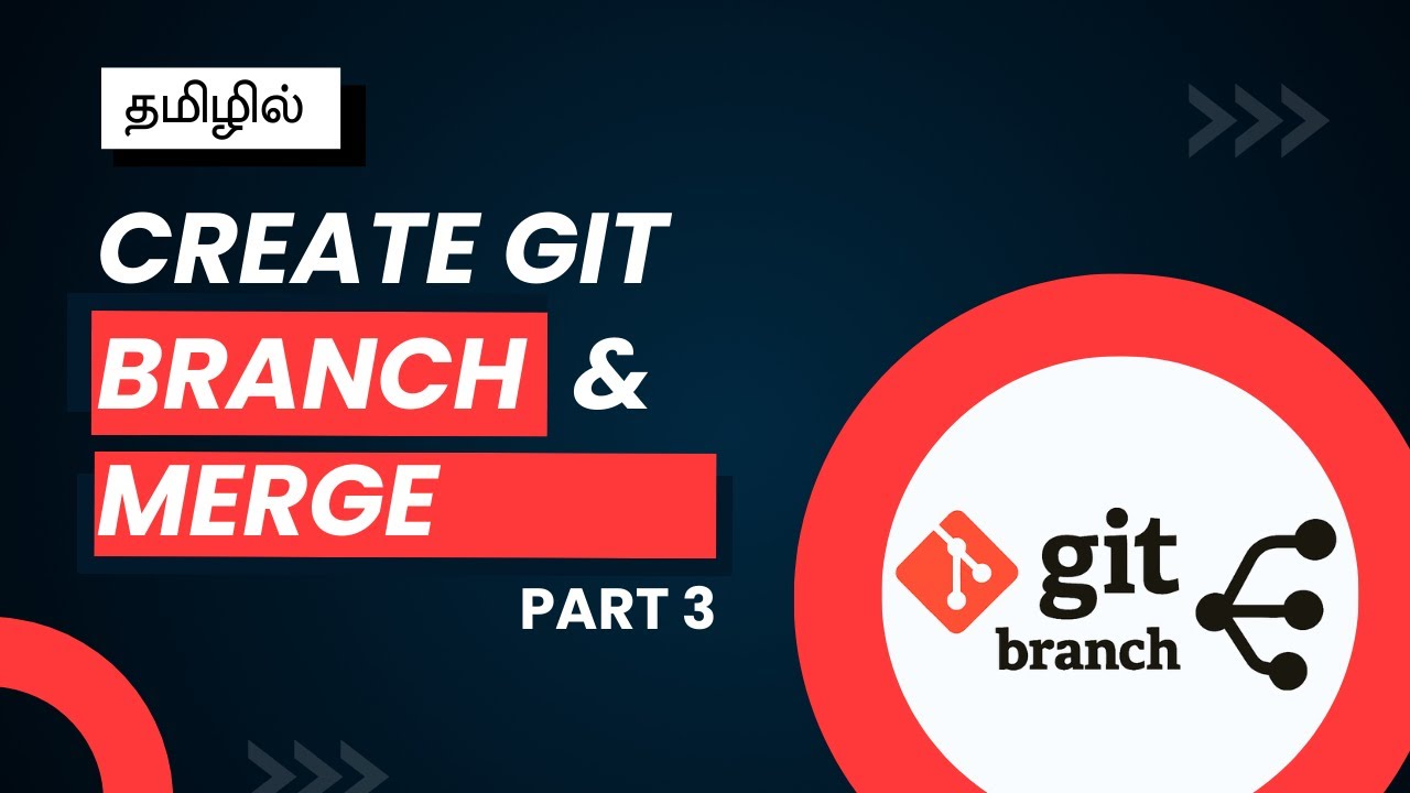 Git Branches & Merging Explained in Tamil | Part 3 - YouTube