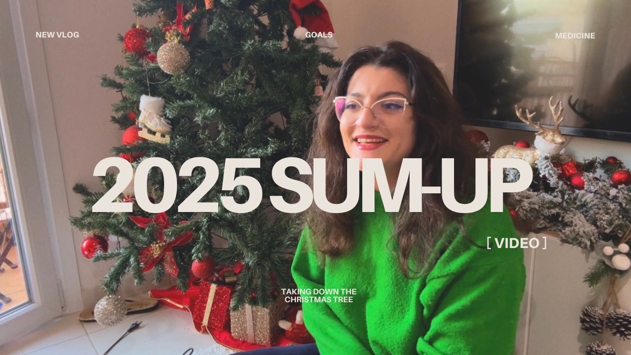 Taking down the Christmas tree | a 2025 sum up