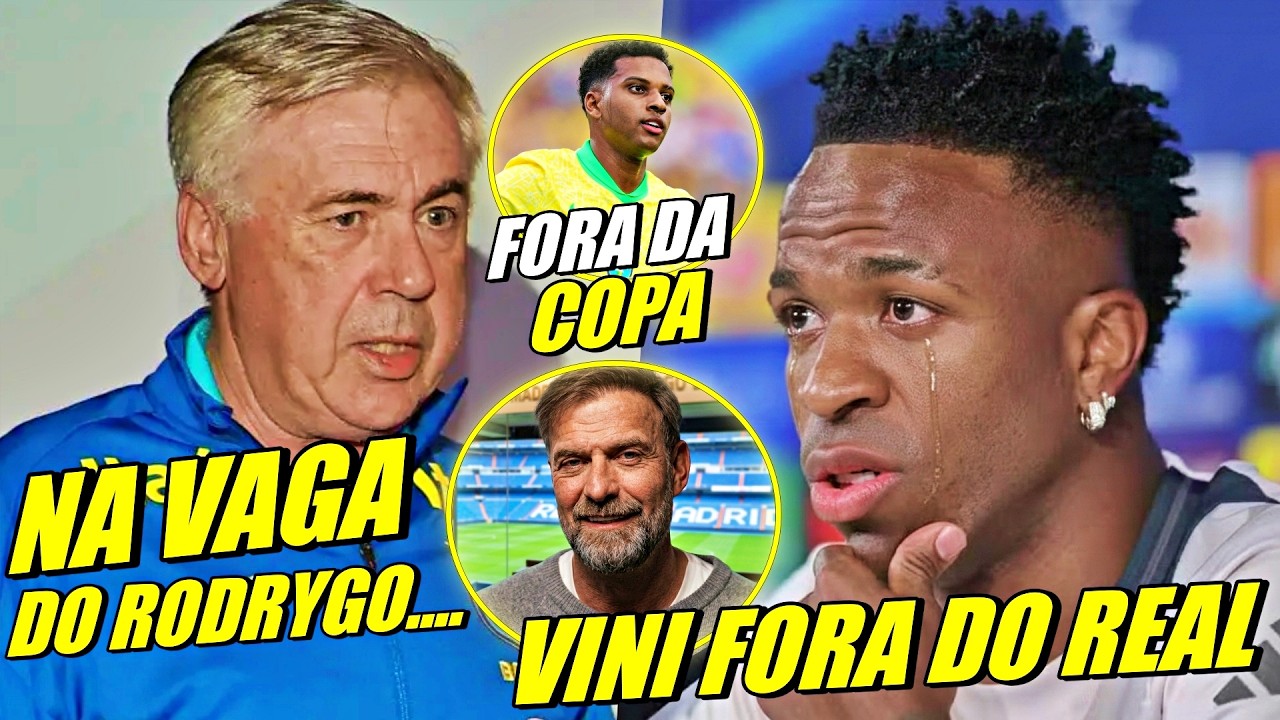 ABSURDO ! KLOPP EXIGE VINl FORA DO REAL ! SUBSTITUTO DE RODRYGO PARA COPA E MAIS...