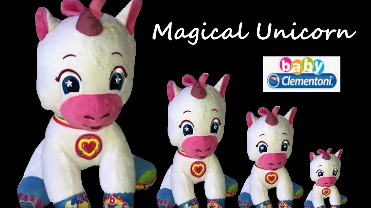 Baby Clementoni Magical Unicorn Singing Glowing Interactive Toy