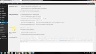 Reviewing the Discussion Settings Tab in Wordpress