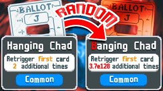 Balatro 1v1 but every number is RANDOMIZED