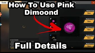 How To Use Pink Diamond In Free Fire|| How To Collect Pink Diamond In Free Fire Full Details