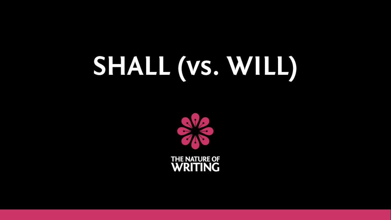 Shall vs Will YouTube