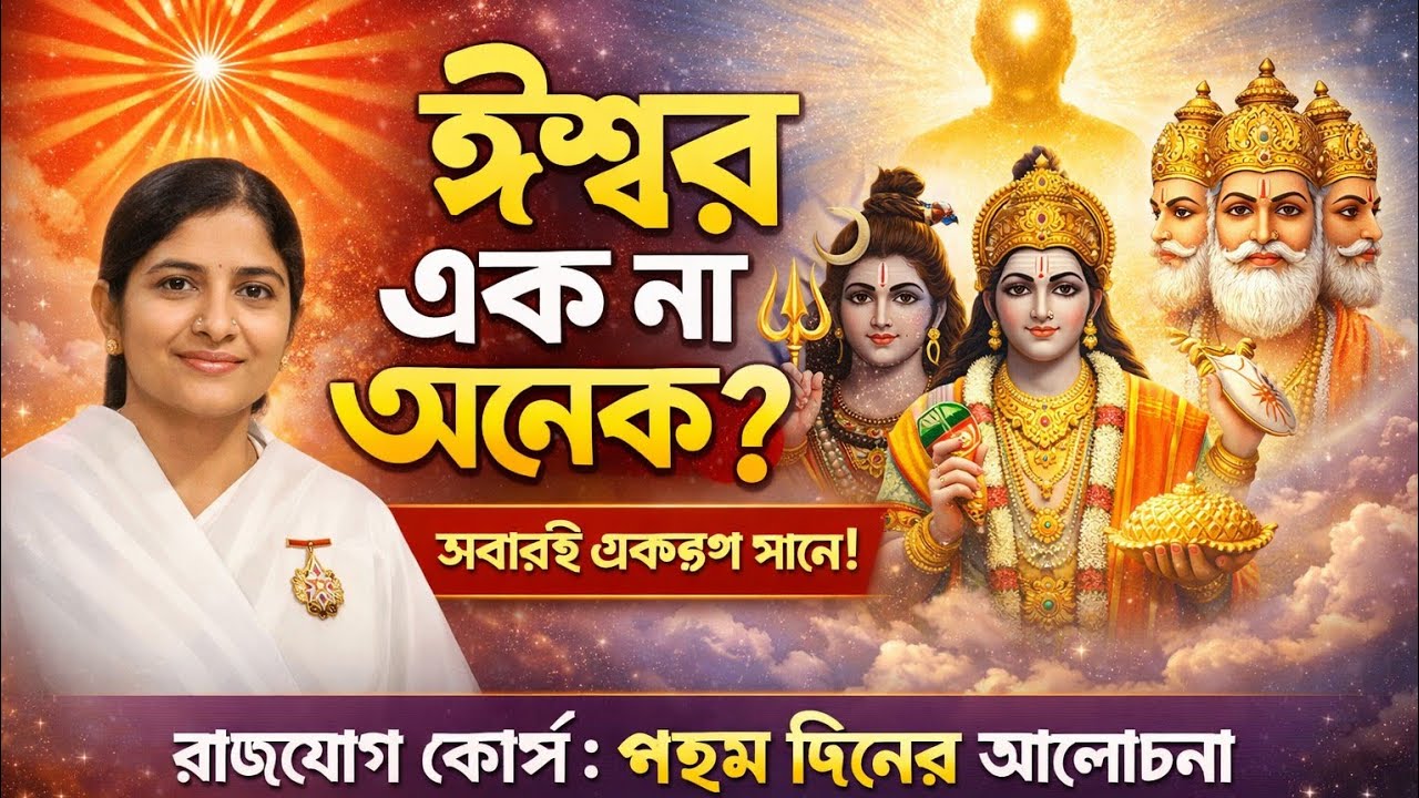 ঈশ্বর এক না অনেক? তাকে কি সবাই একই রূপে মানে? পঞ্চম দিন/Bk Sukhen Vai 