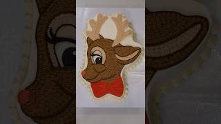 Rudolph Cake❤️🦌 @wilton #cake #shorts