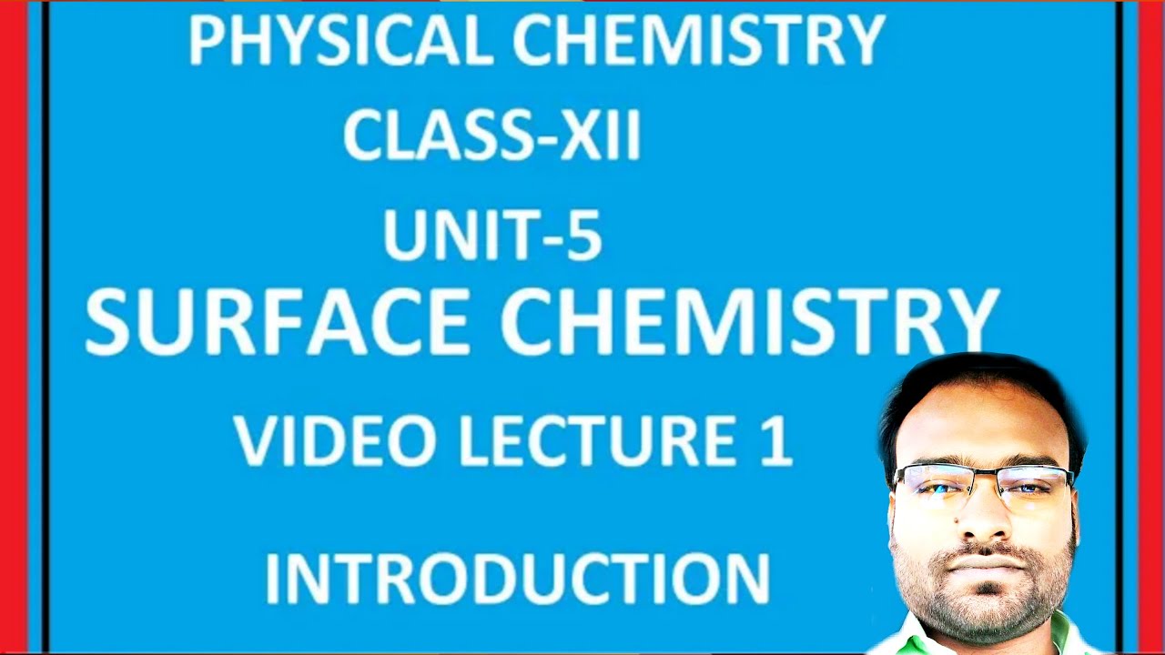 Surface Chemistry Class 12 Board Exam 2021 | DR. P. K. SIR RPL CHEMISTRY |  INTRODUCTION Lecture 1 |