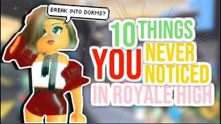 10 Things YOU NEVER NOTICED In Royale High | SunsetSafari