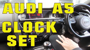 Setting your Clock on an Audi A5