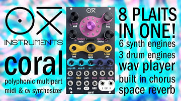 OXI CORAL – Polyphonic Multipart Synthesizer || How to Operate