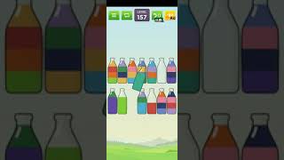 Liquid sort puzzle level 157