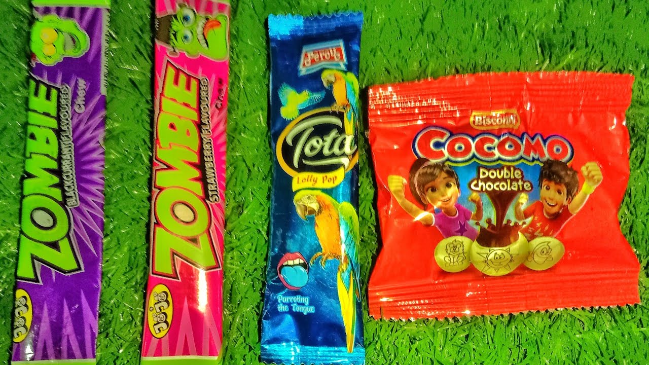 lot's of lollipops candy zombie candy chocolate unboxing