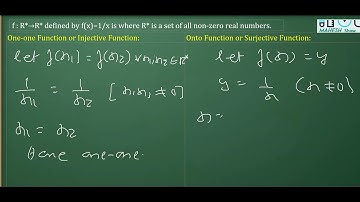 f : R*→R* defined by f(x)=1/x is where R* is a set of all non-zero real numbers.#maths