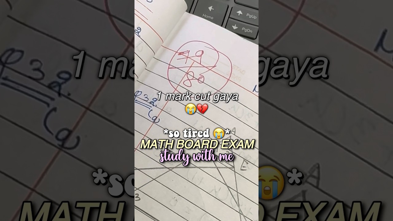 MATH BOARD EXAM IN 4 DAYS 😭💔 