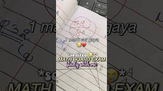 MATH BOARD EXAM IN 4 DAYS 😭💔 #studyvlog #class10 #productive #motovation