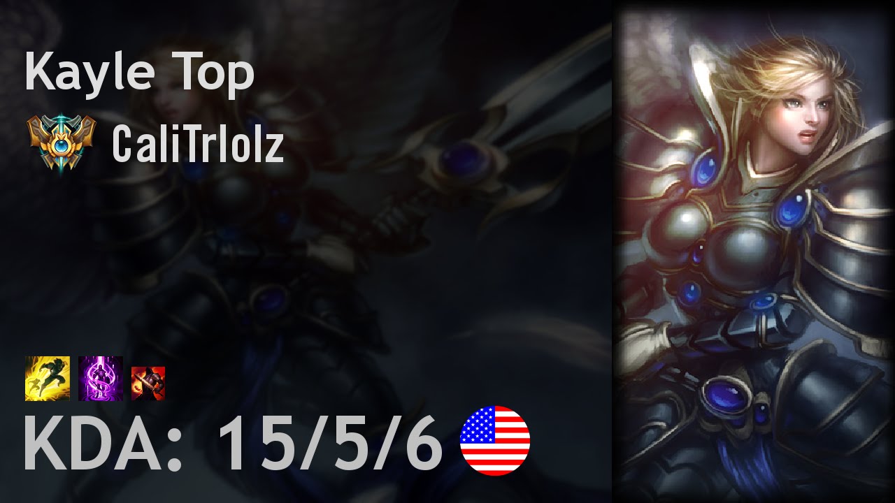 Kayle Top vs Gangplank - CaliTrlolz - NA Challenger Patch 6.16