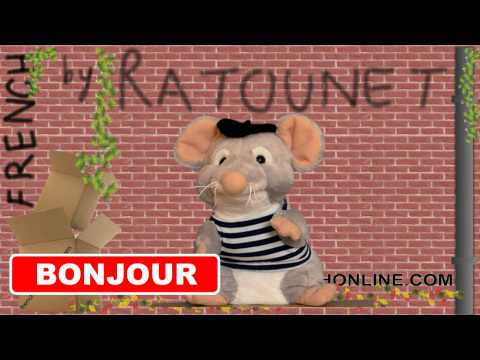 Basic French: RATOUNET sings "bonjour"