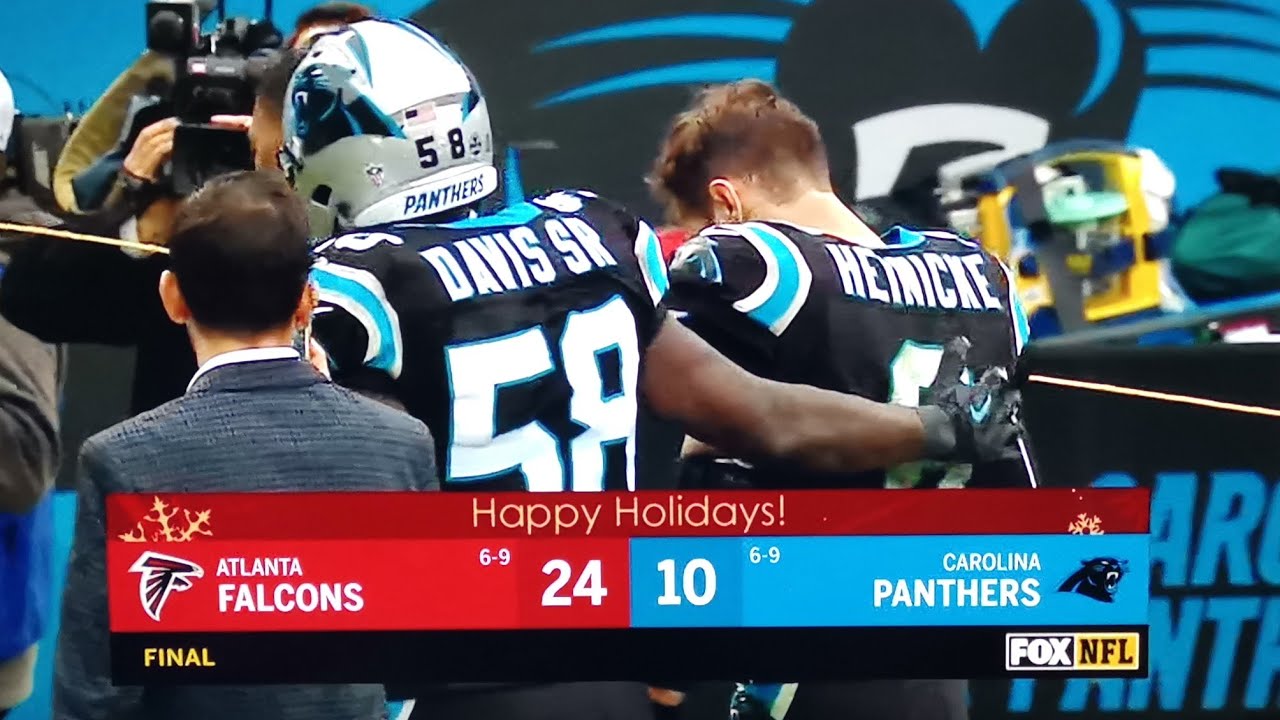 Atlanta Falcons vs Carolina Panthers 122318 YouTube