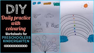 DIY - Brain boosting worksheets for kindergarten preschool LKG UKG