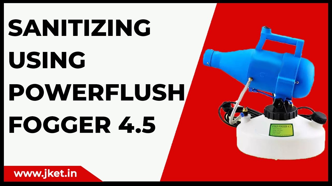 Safe and effective application of surface disinfectant | Cold Fogger 4.5