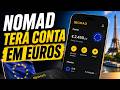 NOMAD agora tem conta em EUROS! Excelente novidade para os viajantes!