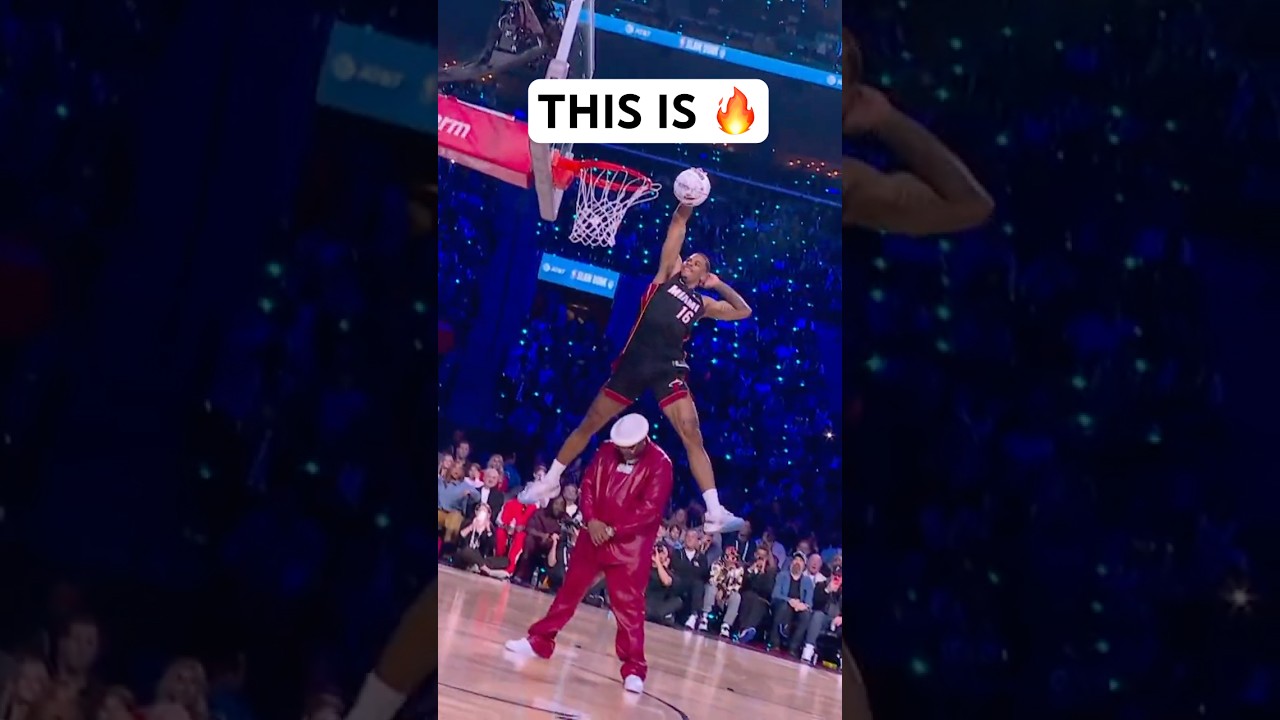 Keshod Johnson cleared E40 on this dunk 🤯