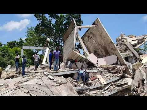 A terrible, devastating 7.2 magnitude earthquake struck Haiti.