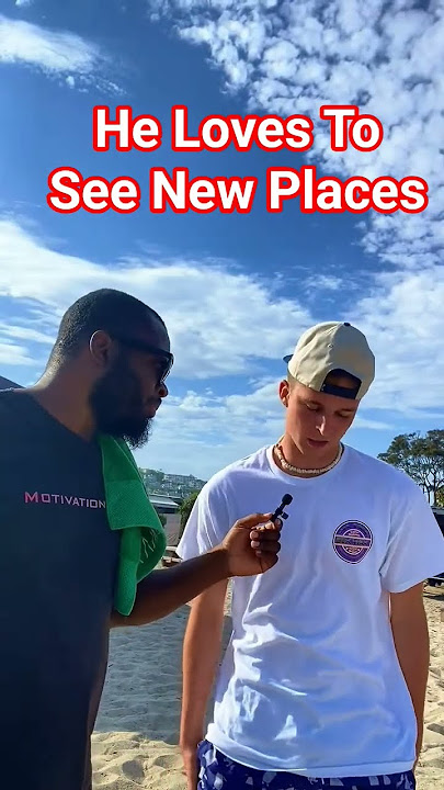 He Loves To See New Places #dayodman #motivation #positivity