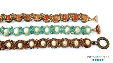 Flew the Nest Bracelet - DIY Jewelry Making Tutorial by PotomacBeads