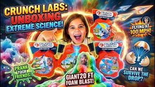 We Tested Mark Roberβs CrunchLabs Trick Plane + INSANE Egg Drop & Elephant Toothpaste!