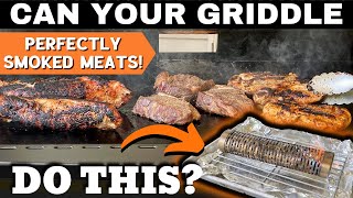 Can I smoke meat on the Griddle?  YES YOU READ THAT RIGHT!   How to Smoke Meats on a Griddle
