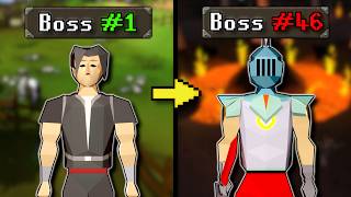 Killing Every Boss in Runescape, Using ONLY Their Loot (No Fkeys)