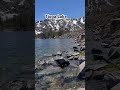 A small glacial lake in Mono County, California two miles north of Tioga Pass entrance to Yosemite