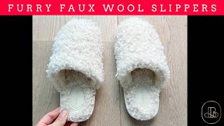 Curly Faux Wool Women’s Scuff Slippers 🏡✨ | Soft, Warm & Easy Slip-On Comfort 💕 screenshot 3