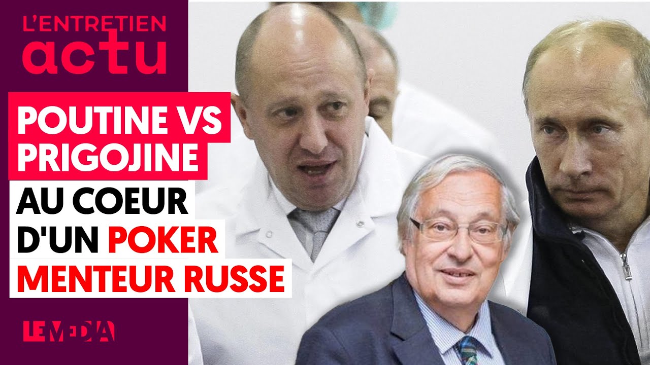 ⁣POUTINE VS PRIGOJINE : AU COEUR D'UN POKER MENTEUR RUSSE