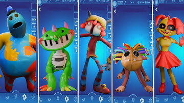 Poppy Playtime Chapter 4 Characters in FNAF AR Workshop Animations