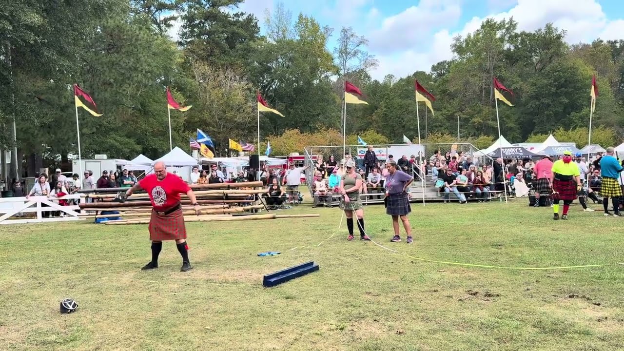 2025 Stone Mountain Highland Games Clan Challenge Heavy Weight for Distance