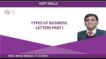 Types of Business Letters Part I