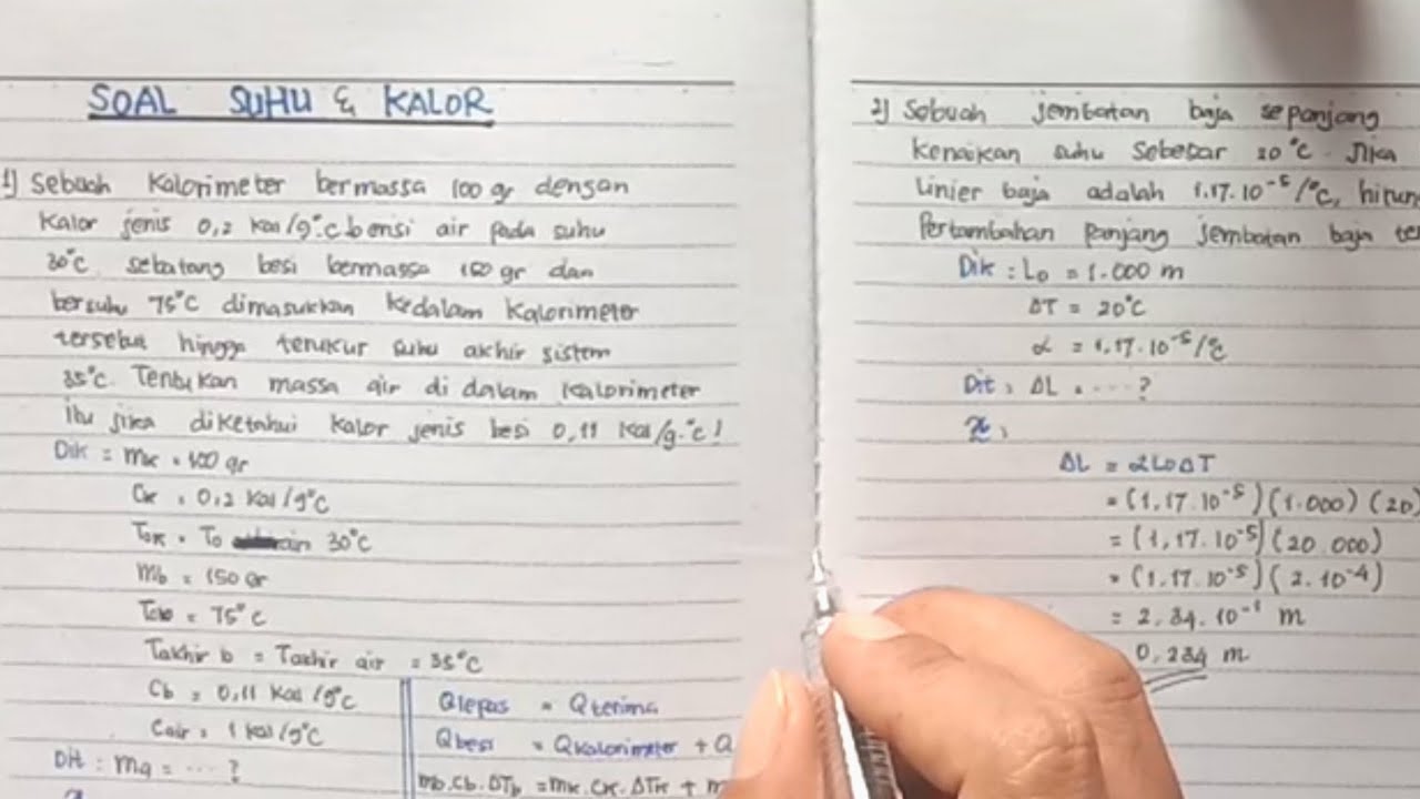 Soal Dan Jawaban Fisika Kelas 10 Tentang Suhu Dan Kalor - Bahas Soal