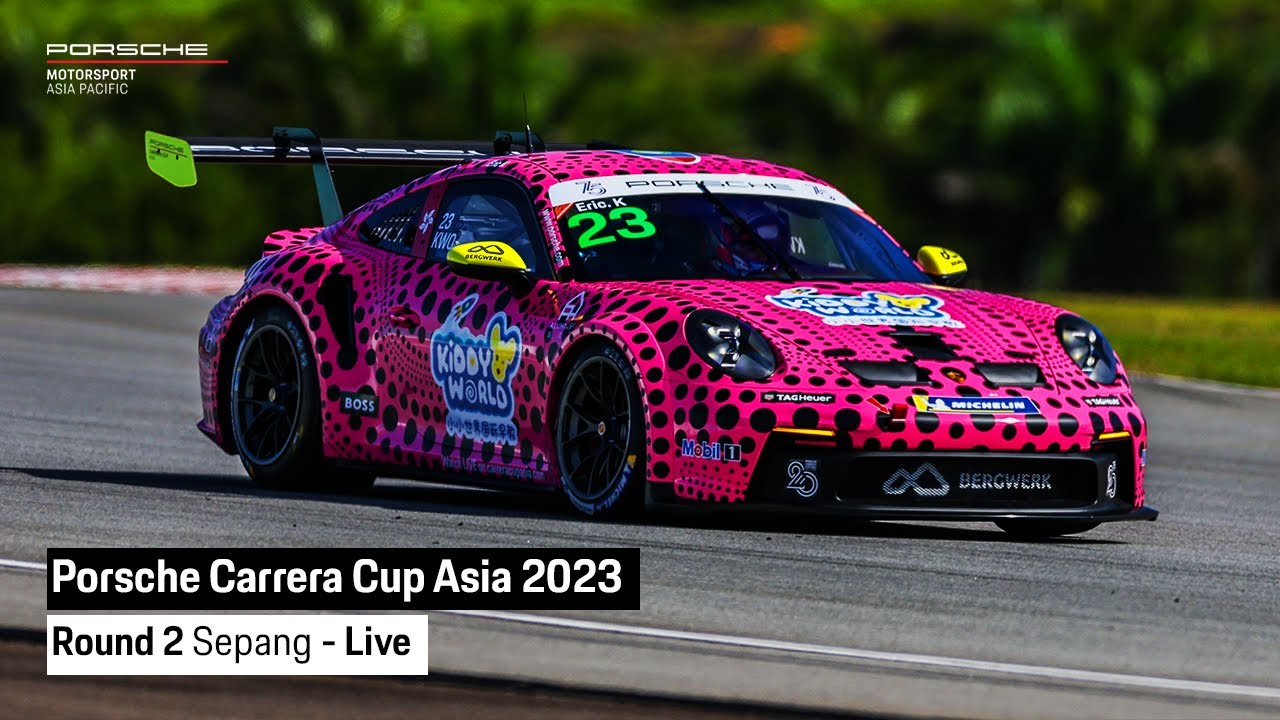 Porsche Carrera Cup Asia 2023 - Round 2 Sepang - YouTube