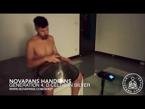 9 Note D Kurd in Silver | Generation 4 | Novapans Handpans