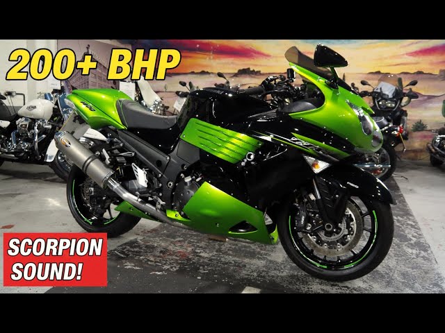 Kawasaki ZZR1400 RAW Sound! Scorpion Exhaust Startup & Walkaround