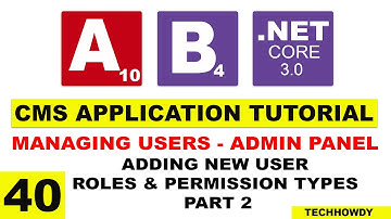 Adding New User Roles & Permission Types - Part 2 | ASP.NET CORE 3.0 | ANGULAR 10 | Bootstrap 4