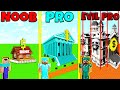 Minecraft Battle: NOOB vs PRO vs EVIL PRO: SAFEST BANK BUILD CHALLENGE / Animation