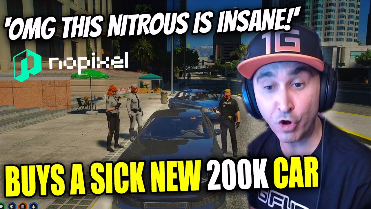 Summit1g BUYS A SICK NEW 200K CAR! + Gets To Use NITROUS For The FIRST