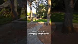 Pavers Instagram Lakeside stairs. Grass Valley, CA