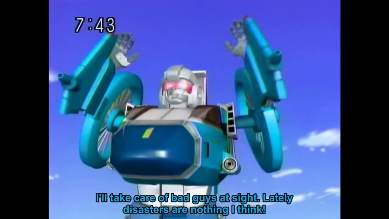 SORTIE! Machine Robo Rescue Ep 52 EPILOGUE ( AI HD Restoration