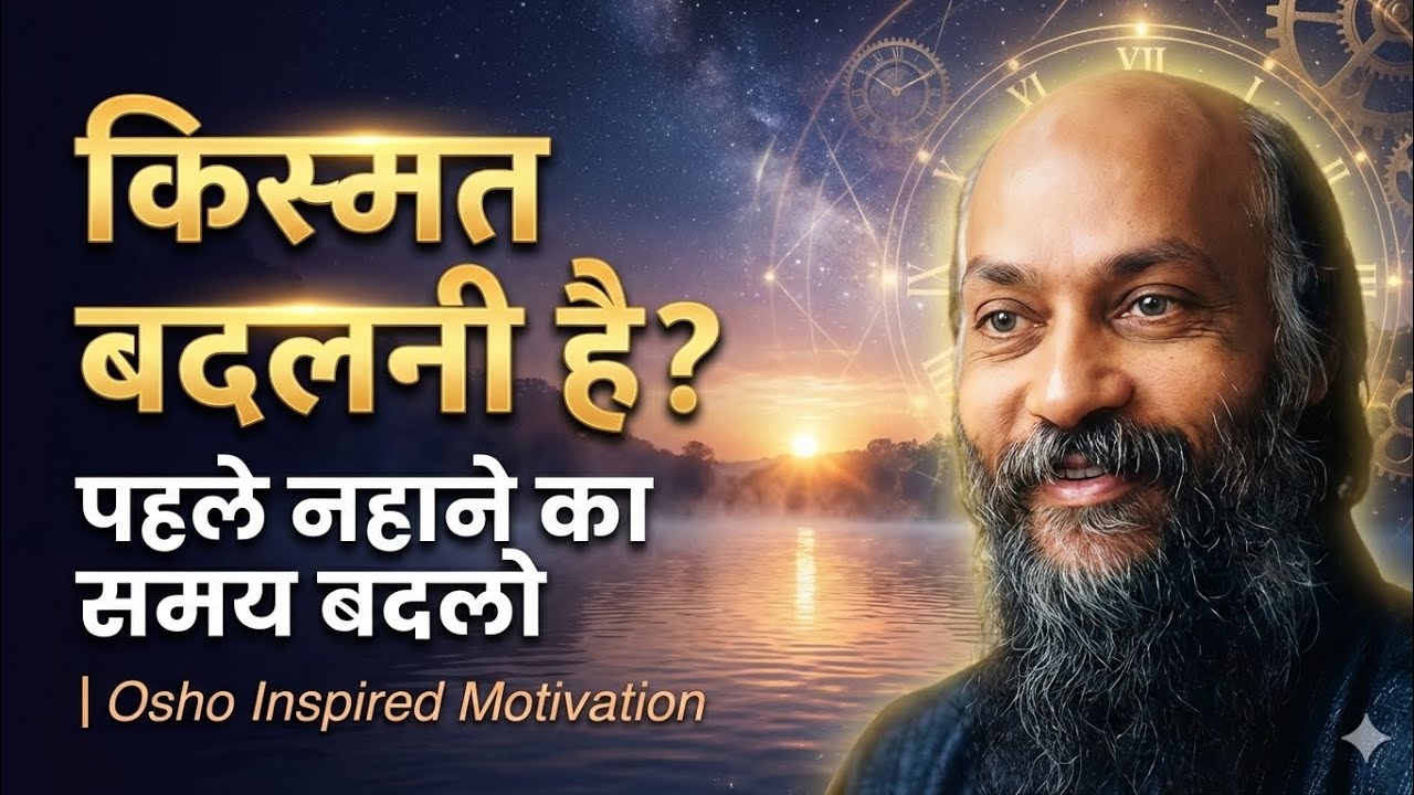 किस्मत बदलनी है? पहले नहाने का समय बदलो | Osho Inspired Motivation